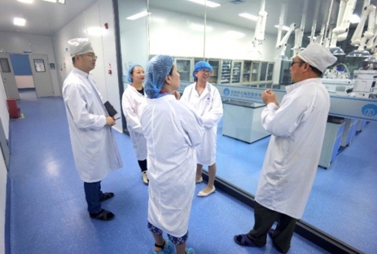 我司“新建硫糖鋁生產(chǎn)線“接受現(xiàn)場核查